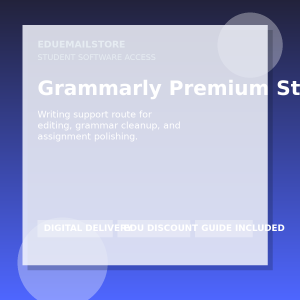 Grammarly Premium Student Access