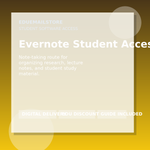 Evernote Student Access