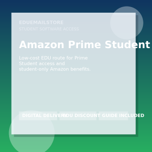 Amazon Prime Student EDU Email Access