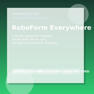 RoboForm Everywhere 1 Year Student Access