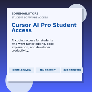 Cursor AI Pro Student Access