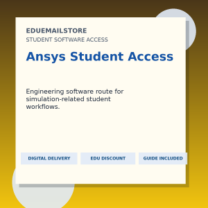 Ansys Student Access