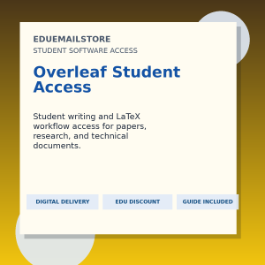 Overleaf Student Access