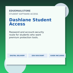 Dashlane Student Access