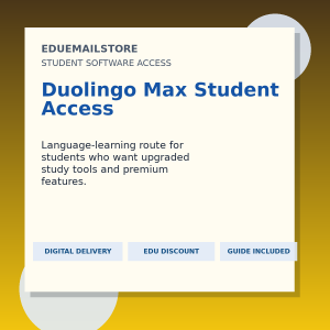 Duolingo Max Student Access
