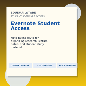 Evernote Student Access