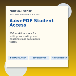 iLovePDF Student Access