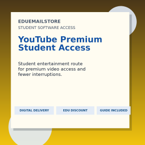 YouTube Premium Student Access