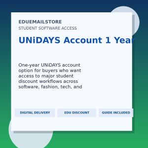 UNiDAYS Account 1 Year